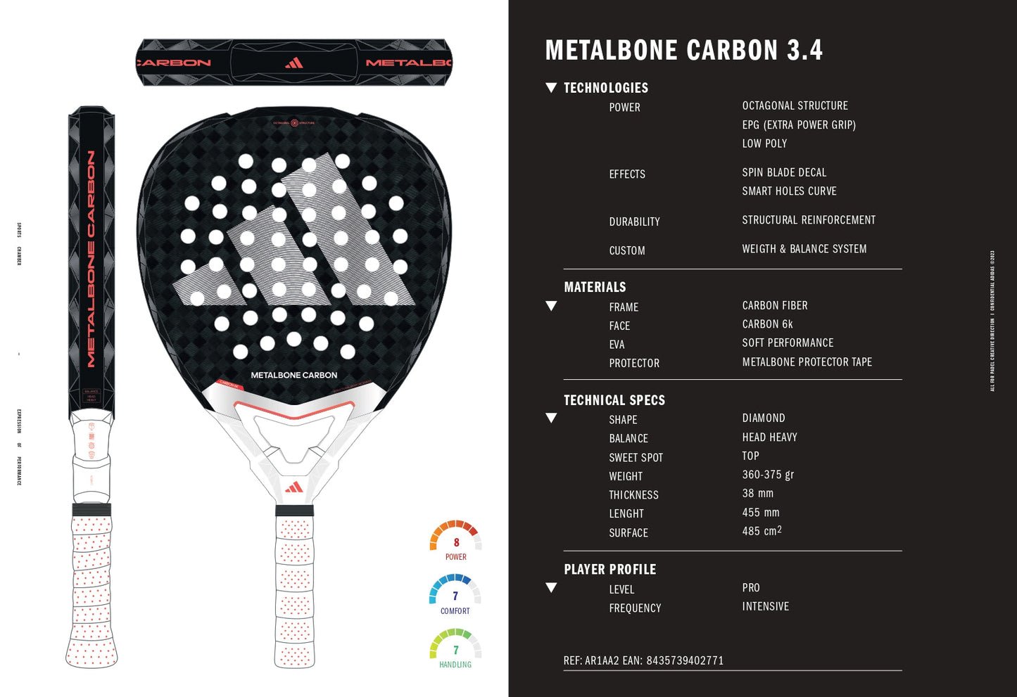 Metalbone Carbon 3.4