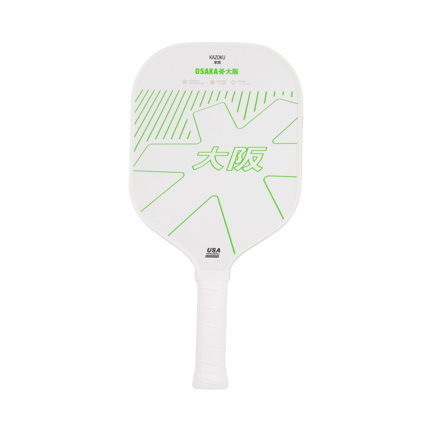 Osaka Kazoku Pickleball Paddle | Iconic White