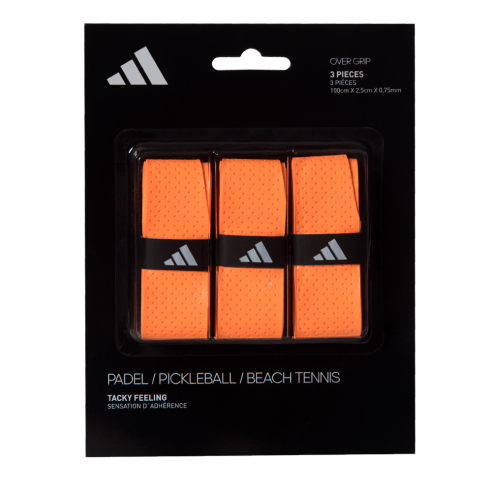 Adidas - Set of 3 Padel/Pickleball/Beach Tennis Overgrip (Black/White/Orange/Pink/Yellow)