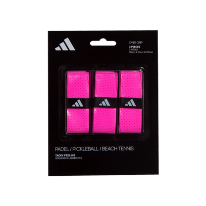 Adidas - Set of 3 Padel/Pickleball/Beach Tennis Overgrip (Black/White/Orange/Pink/Yellow)